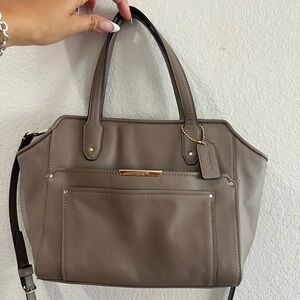 Authentic Ash Brown Coach shoulder/crossover purse